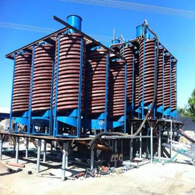 China Stainless Steel Spiral Sand Washer Spiral Chute Classifier for Metallutgy for sale