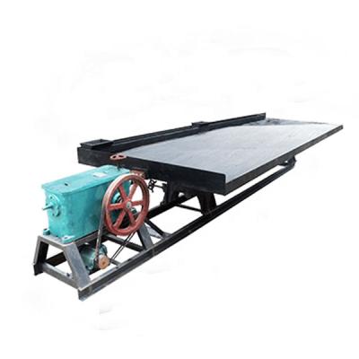 China Laboratory Ferrous Metals Shaking Table Gravity Separator For Mineral Tailing Collection for sale