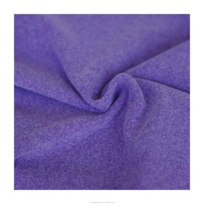 China Memory 90% Cationic Polyester 10% Spandex Keep Warm Double Side Brushed Fabric For Winter Underwear, Blanket for sale
