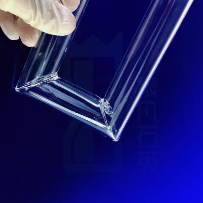 China Customized Quartz Oil Burner Bulb Glass Tube ISO9001 Science Lab en venta