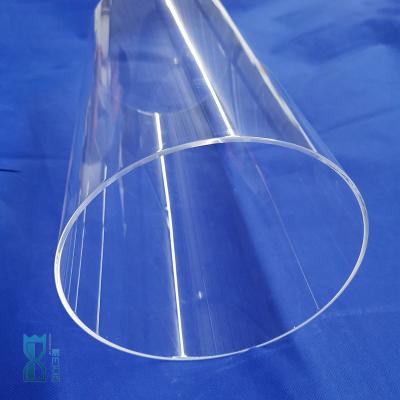 China high purity quartz tube Resistance High Temperature Customizable Size Quartz Glass Tube Transparent quartz tube for sale