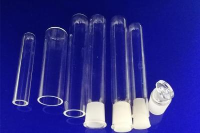 China Tubo de ensayo capilar del cuarzo del ODM del OEM, tubo de ensayo de centrífuga a prueba de calor en venta