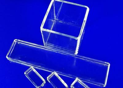 China Urna funcional multi del cuarzo, cristalería cristalina Transparen punto de reblandecimiento de 1730 grados en venta