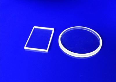 China High Precision Quartz Glass Sheet , Quartz Products Clear Color Convex Lens for sale