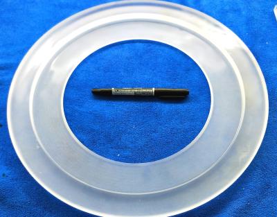 China Vacuum Sealing Assembly Quartz Flange For Furnace Custom Welding Quartz Tube for sale