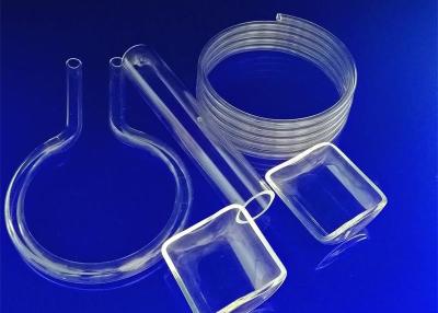 China Material ULTRAVIOLETA de la longitud el SIO2>99.99% del tubo de cristal 100mm-2500m m de cuarzo del filtro en venta