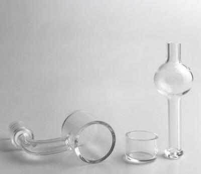 中国 単一のガラス爆竹の高温ガラス1732°C融点14mmの男性の水晶ガラスの釘 販売のため