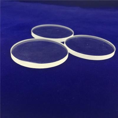 中国 1-20mmの水晶ビューポートのための円形の透明な水晶ガラス板の透明な紫外線水晶版 販売のため
