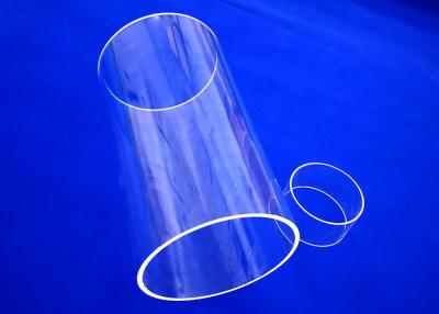 China Chemical Resistant Glass Capillary Tube , Flat Bottom Test Tubes Anti Acid Customized Shape Quartz Glass Tube for sale