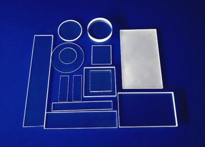 China Alta transmitencia 92 - placa de vidrio ULTRAVIOLETA transparente de cuarzo 99,5% para los instrumentos ópticos en venta