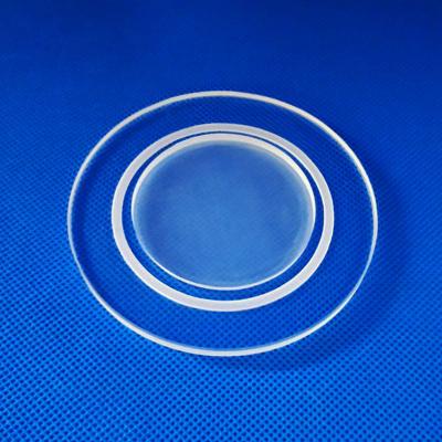 China Anti Corrosion Fused Quartz Glass Flange , Clear Uv Grade Fused Silica for sale