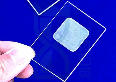 China Slot Machining Of Frosted Transparent Round Square Slot With High Purity Quartz Glass Slot for sale