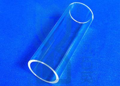 China Tubo de vidro transparente ultravioleta de quartzo 2.2g/Cm3 para o tubo de ensaio livre de quartzo do ozônio UV das lâmpadas do esterilizador à venda