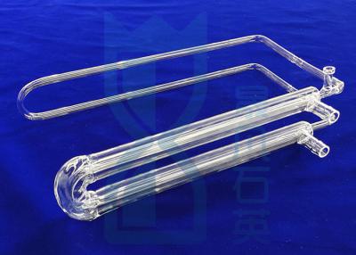 中国 蒸留の単位の写真の触媒作用の紫外線通過可能なガスのディストリビューターの水晶ガラスの反作用の管の科学研究所のガラス製品 販売のため