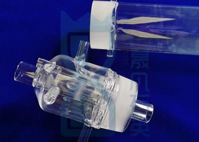 China Double Layer Fused Silicon Quartz Glass Tube Science Lab Glassware for sale