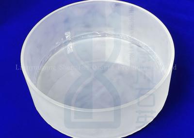 Chine Le quartz de usinage en verre de précision de cylindre en verre givré de tube de verre de quartz les deux extrémités ouvrent le cylindre en verre à vendre