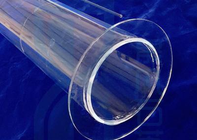 China OD300mm SIO2 Quartz Glass Tube For Tube Furnace Flange for sale