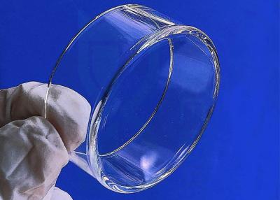 China Duidelijk Kwarts Crystal Laboratory Fused Quartz Crucible Te koop