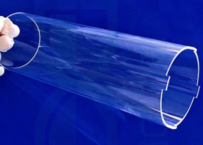 중국 300 밀리미터 고온 투명한 용융 실리카 튜브 판매용
