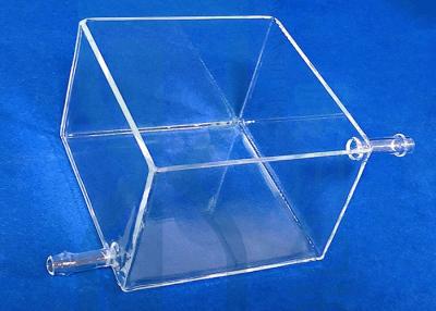 China Crisol resistente de alta temperatura del vidrio de cuarzo del laboratorio de encargo en venta
