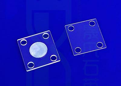China Temperature Resistant Silica Sio2 Fused Quartz Plate Precision Glass Machining for sale