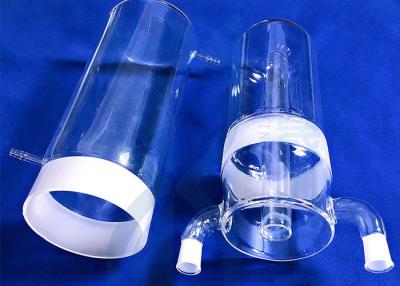 China Cristalería de laboratorio de ciencia del tubo de vidrio de cuarzo del horno 2.2g/Cm3 del diámetro grande en venta