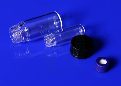 Chine Flacon à réactifs clair de quartz de la silice fondue 2.2g/Cm3 avec le chapeau de filet de vis à vendre