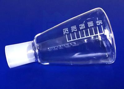 China frasco cónico de cristal de cuarzo de 250ml Erlenmeyer con la boca de tierra en venta