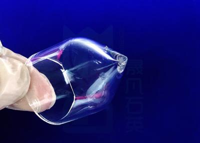 China Tubo de vidrio de cristal cónico afilado de cuarzo del diámetro grande del equipo de laboratorio 2.2g/Cm3 en venta