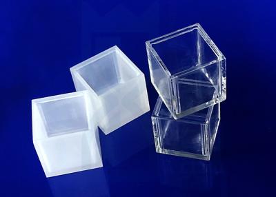 Chine Le creuset 2.2g/Cm3 en verre de quartz transparent de laboratoire a fondu la silice à vendre