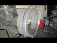 Large Diameter Quartz Glass Tube Round Transparent Heat Resistant
