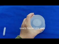 Polished Quartz Glass Tube Semiconductor Protect Heat Resistant Vacuum Transparent