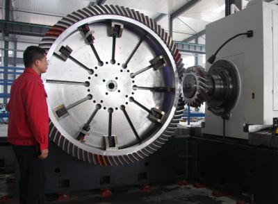 China Big Diameter Spiral Bevel Gear Outter Dia 2000mm 20CrMnTi Materials Long Using Life for sale