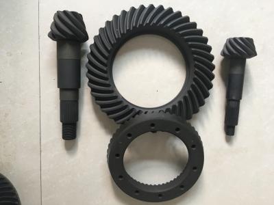 China High Rigidity Crown Wheel And Pinion Gear , Spiral Differential Ring Gear for sale