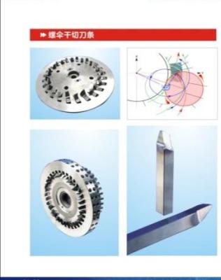 China Dry cutting blade for helix bevel gear for sale