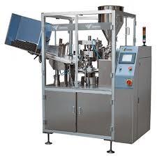 China Cosmetic Industry Tube Filling Sealing Machine For 210mm Tube Length NF-80A for sale