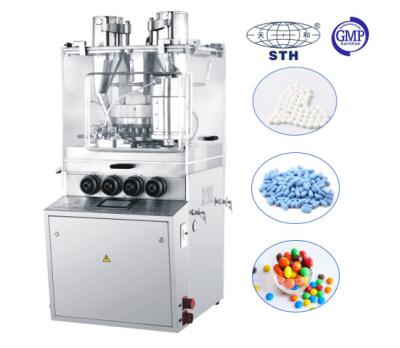 China Multi automatic control Electronic Enhanced integrated Core Covered Rotary Tablet Pill Press for sale