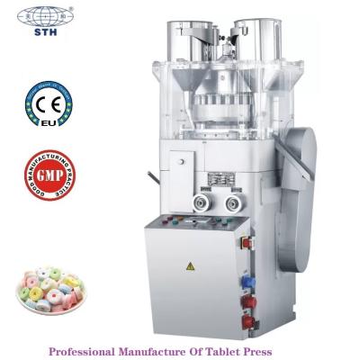 China Multi-functional Pill Candy Chewable Tablet Compression Machine Round Irregular Shape Rotary Tablet Press for sale
