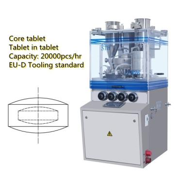 China Tablet in tablet Automatic Tablet Compression Machine Core tablet for sale