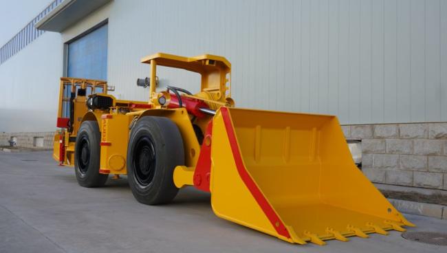Underground Multipurpose Utility Vehicle for Mining Underground Loader and Lift Table in One Equipment