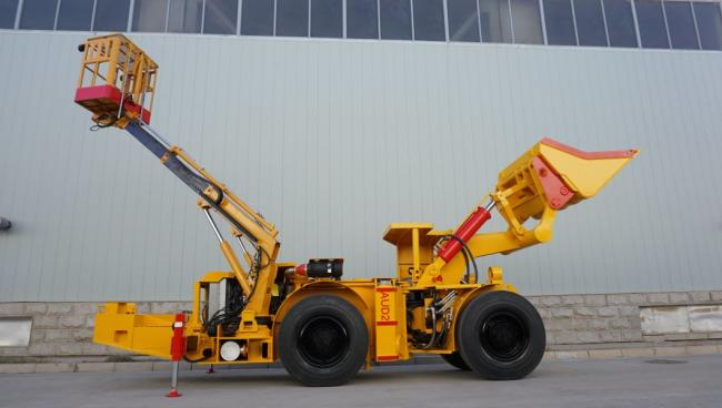 Underground Wheel Loader 2cbm Underground Mining Scooptram / Diesel Underground Lift Table and Loader