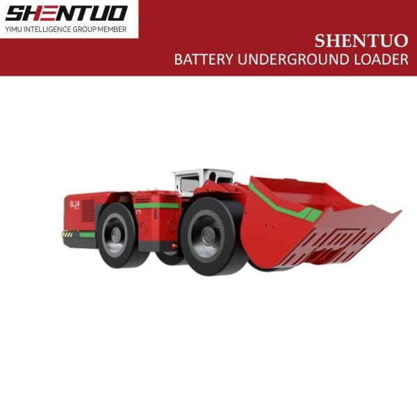 Quality                  Shentuo SL14 Battery 6cbm 14ton Underground Loader New Energy Battery Underground Mining Wheel Loader              for sale