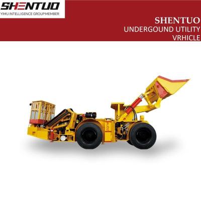 China                  Factory Direct Shentuo Mining Machinery LHD Accept Customed Underground Diesel Loader Scissor Lifts Multi-Purpose Vehicles for Underground Mining              for sale