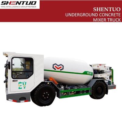 China                  Shentuo Construction Equipment Wl4bj 4cbm Self Loading Concrete Mixer Truck              for sale