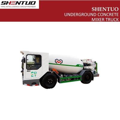 China                  Shentuo Coal Mining Machinery 4 Cbm Concrete Mixer New Energy Truck for Sale              for sale