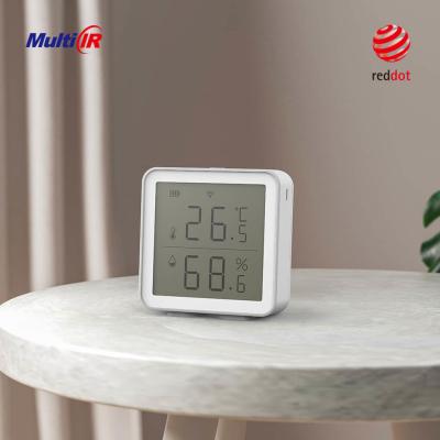 China Tuya WiFi Temperature Humidity Sensor AA*3 Smart Temperature And Humidity Sensor for sale