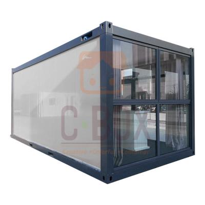 China 20 Modern Prefab 40ft Flat Pack Container Homes Used as Container Office and Portable Housing Rent Security Cabin House for Sale for sale