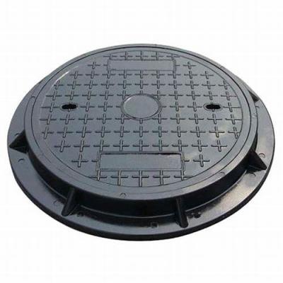 China EN124 DN100 Cast Iron Manhole Cover Locking Drop Manholes Painting Surface for sale