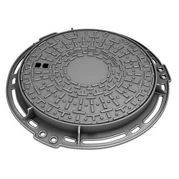 China A15 Round DN300 Cast Iron Manhole Cover Road Round Ductile Manhole Cover for sale