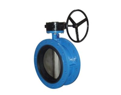 China 2'' Double Eccentric Wafer Butterfly Valve PN 16 ANSI #150 Double Flanged Butterfly Valves for sale